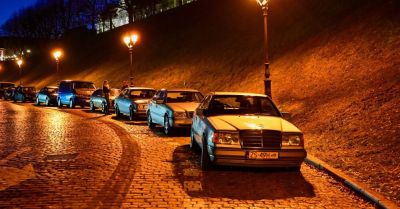 W Szczecinie właściciele klasycznych aut zaprotestowali przeciwko Strefie Czystego Transportu